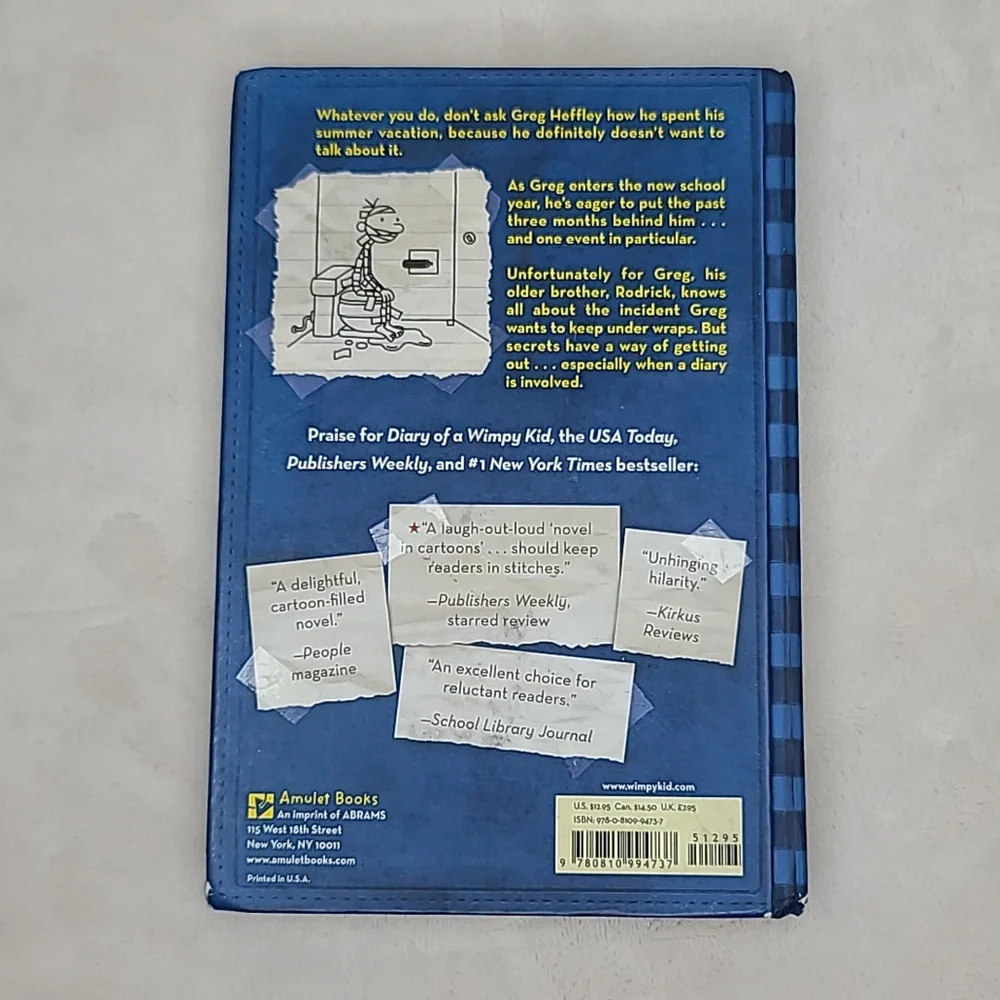 Kids/Children's Illustrated Fun Diary of a Wimpy Kid Two Book Set Book 2/Book 5